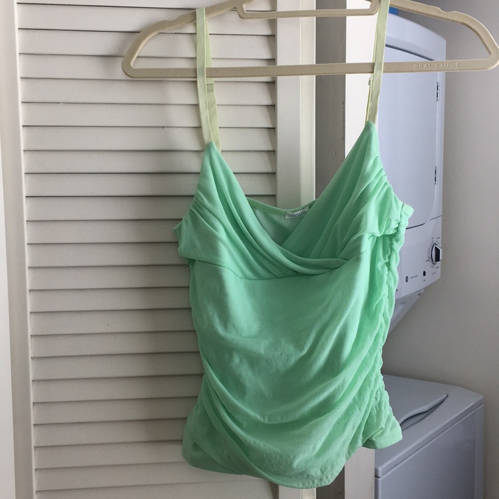 Sherbet lime green tank top
